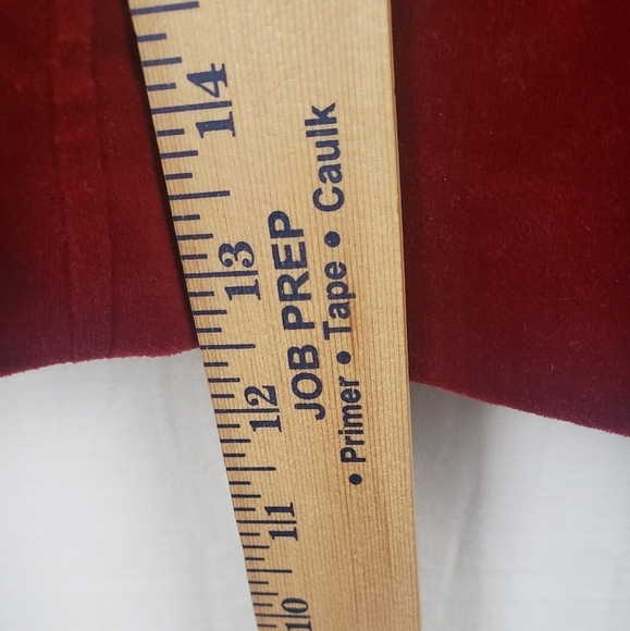 Jones New York Signature Stretch Velvet Long Sleeve Button Holiday Jacket Sz L - Picture 10 of 11